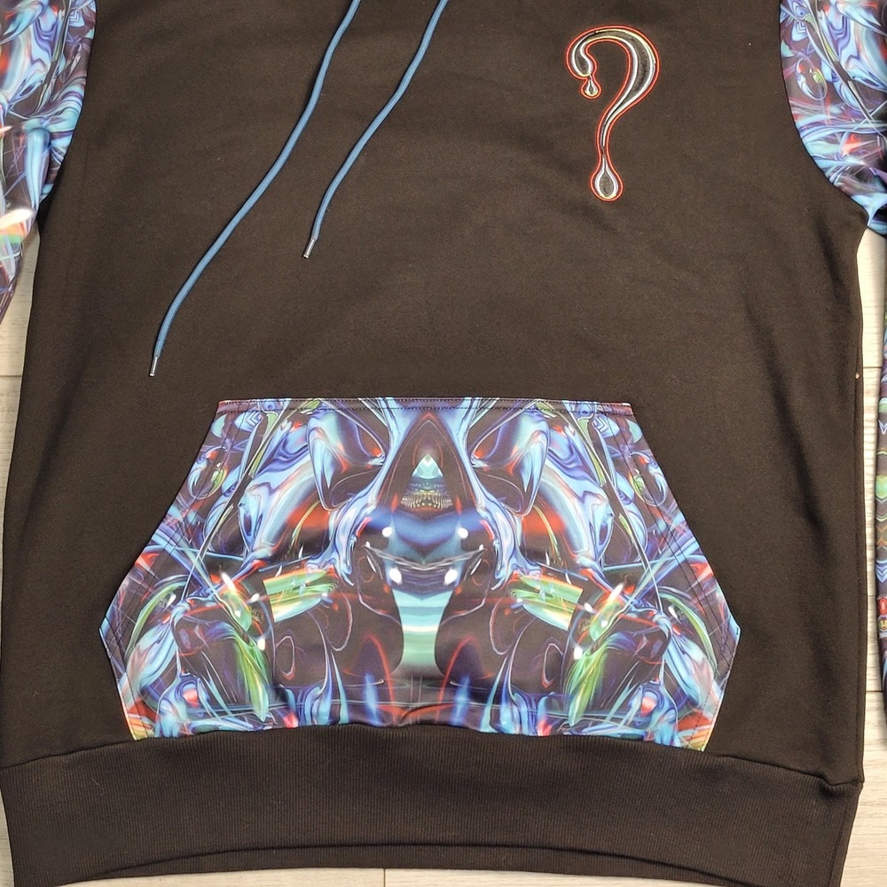 Johnathan Singer x Many Visions Threshold Consciousness Dripper Hoodie XL Tipper - Picture 3 of 16